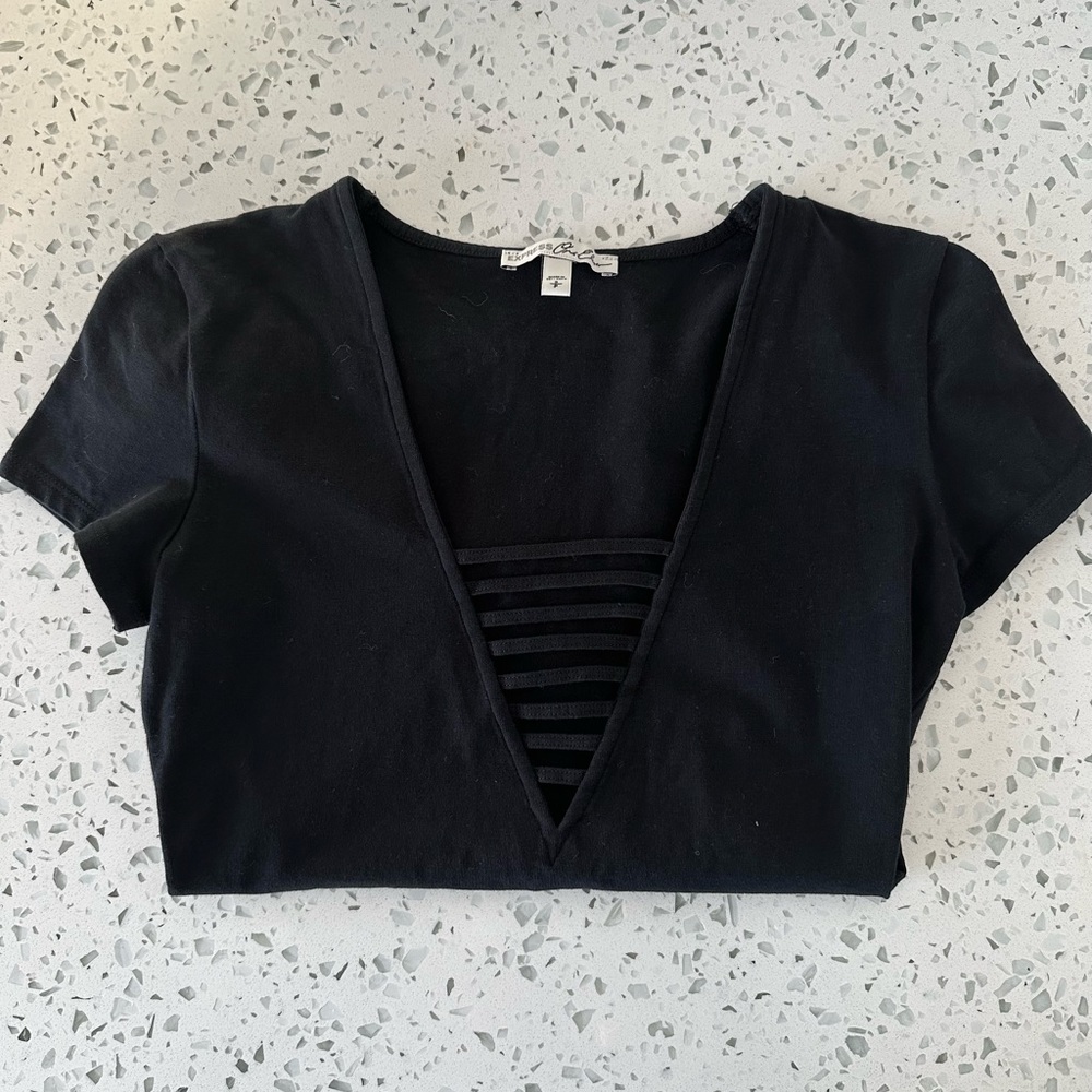 NWNT, Express One Eleven Short Sleeve Top, Size Small - Picture 2 of 5